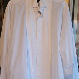 Gerald Austin Of Bond Street White  Tuxedo Shirt